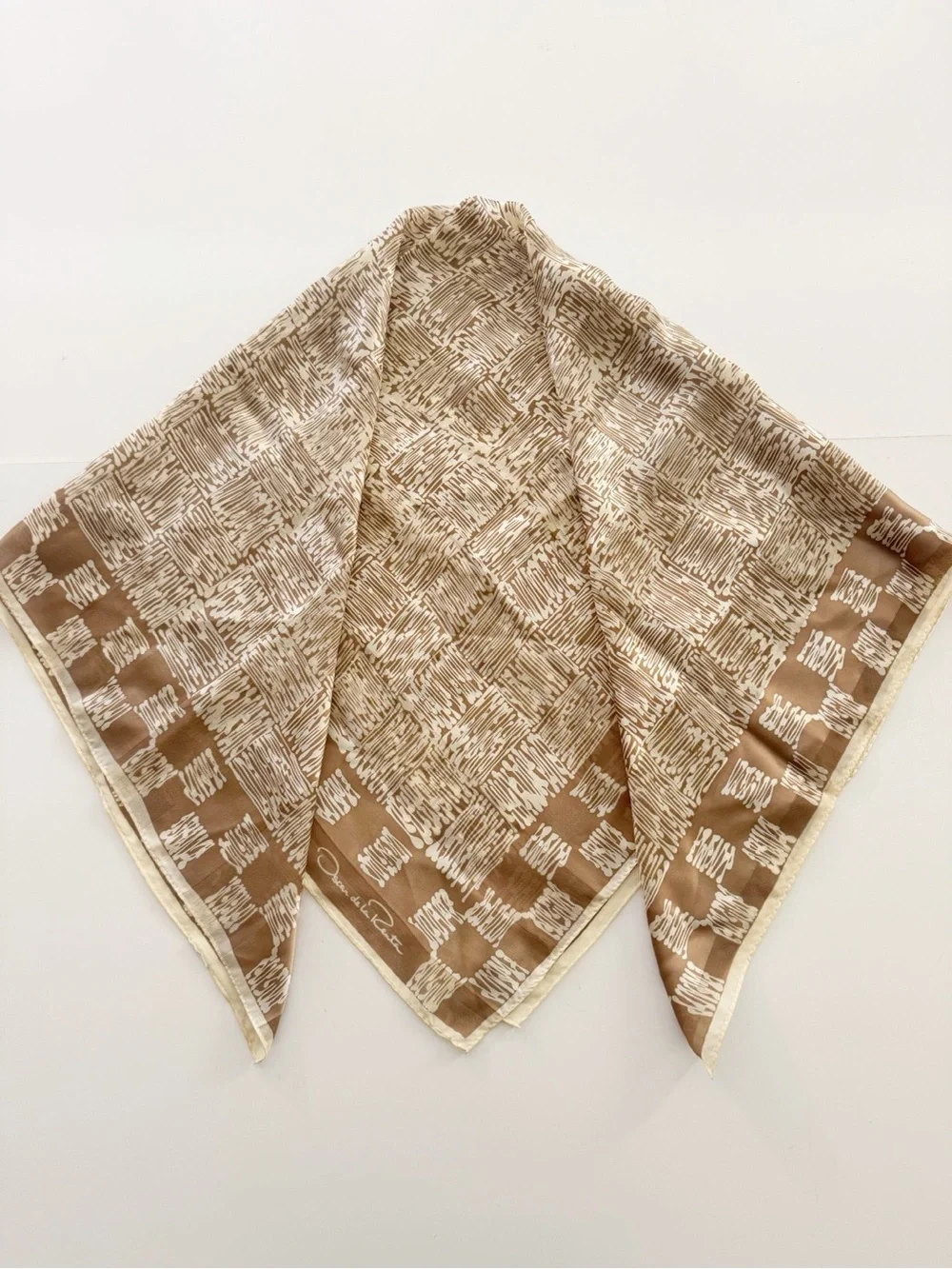 Vintage Oscar De La Renta Scarf